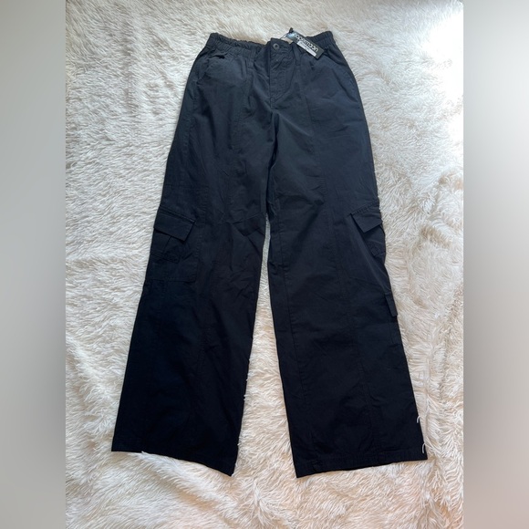 Papermoon Charcoal Cargo Pants Sz S - Picture 1 of 8